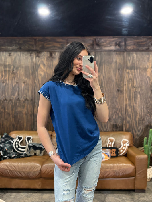 The Clara Top *Blue