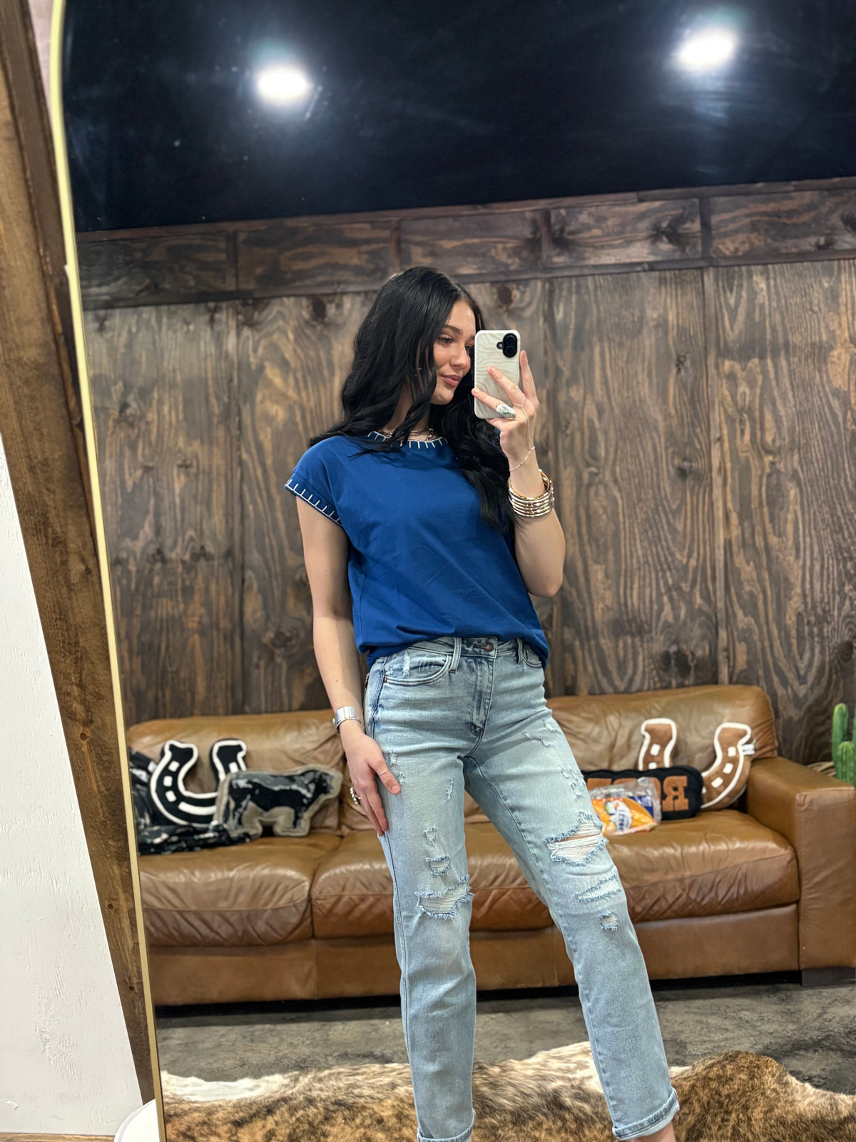 The Clara Top *Blue