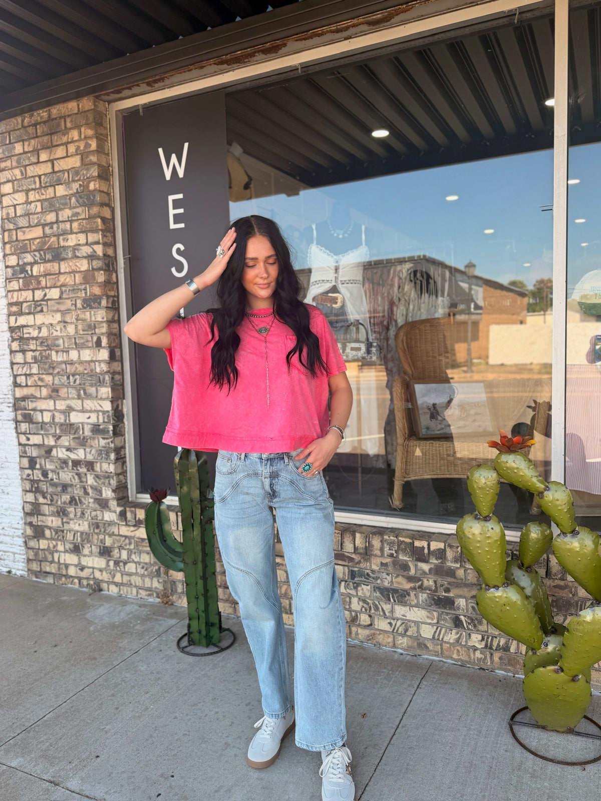 Chloe Barrel Jeans