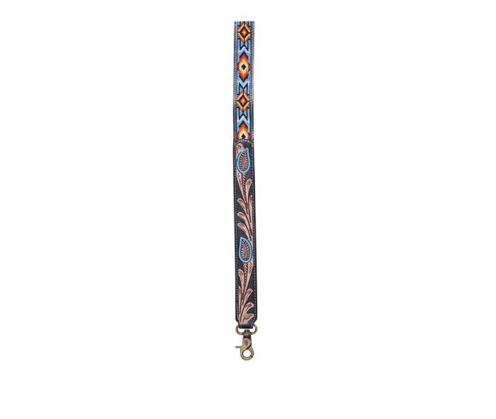 Blazing Sun Hand Tooled Strap