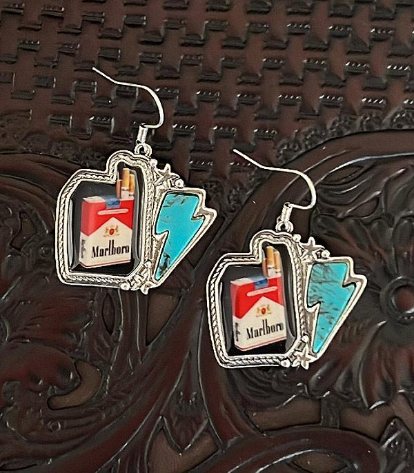 Marlboro Bolt Earrings