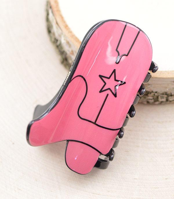 Cowboy Boot Claw Clip