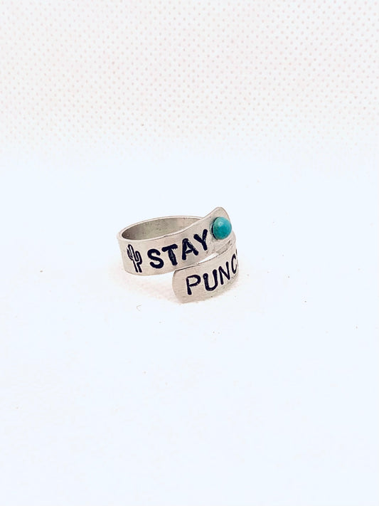 Stay Punchy Twist Ring
