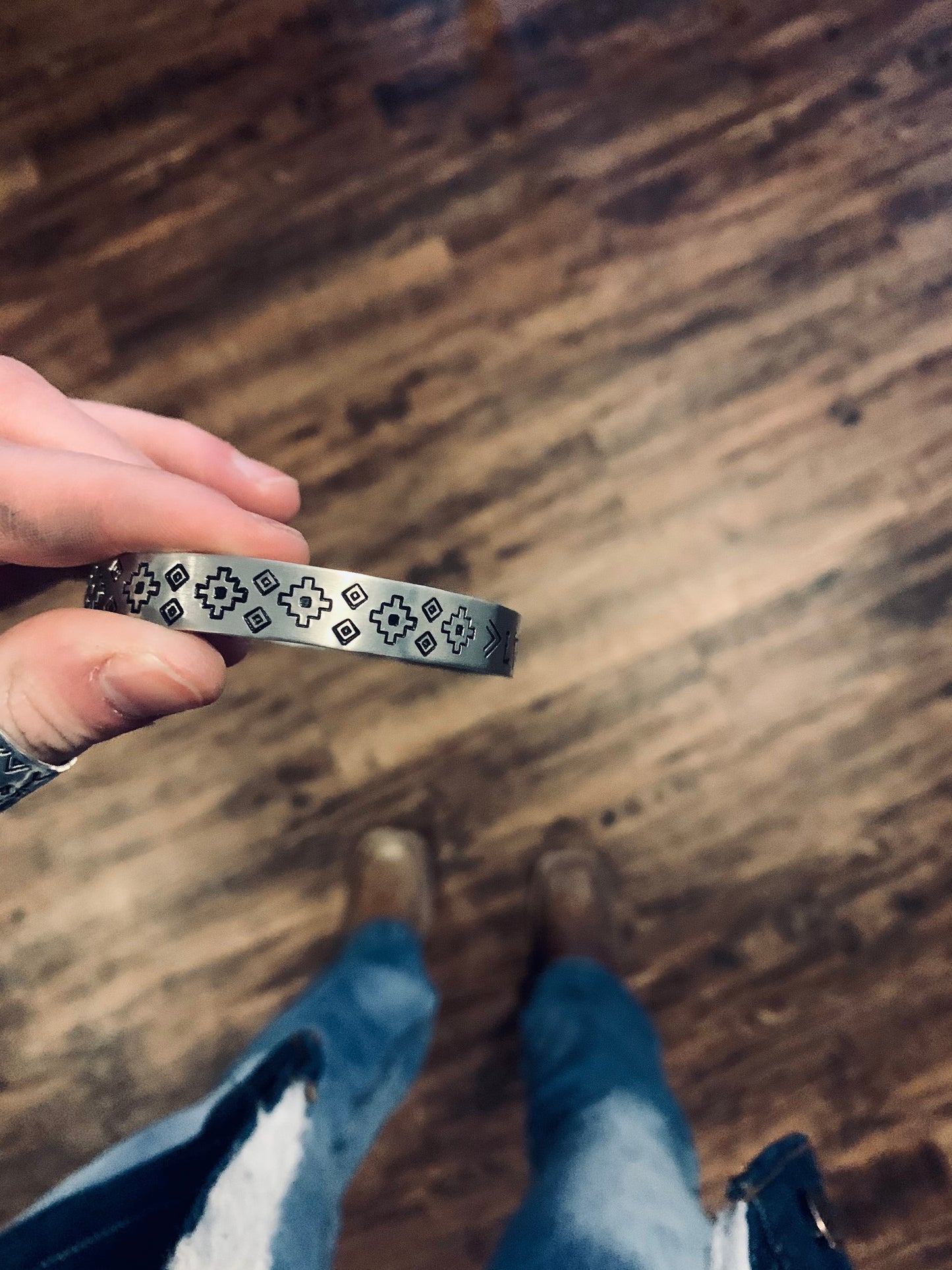 Local Stamped Bracelet