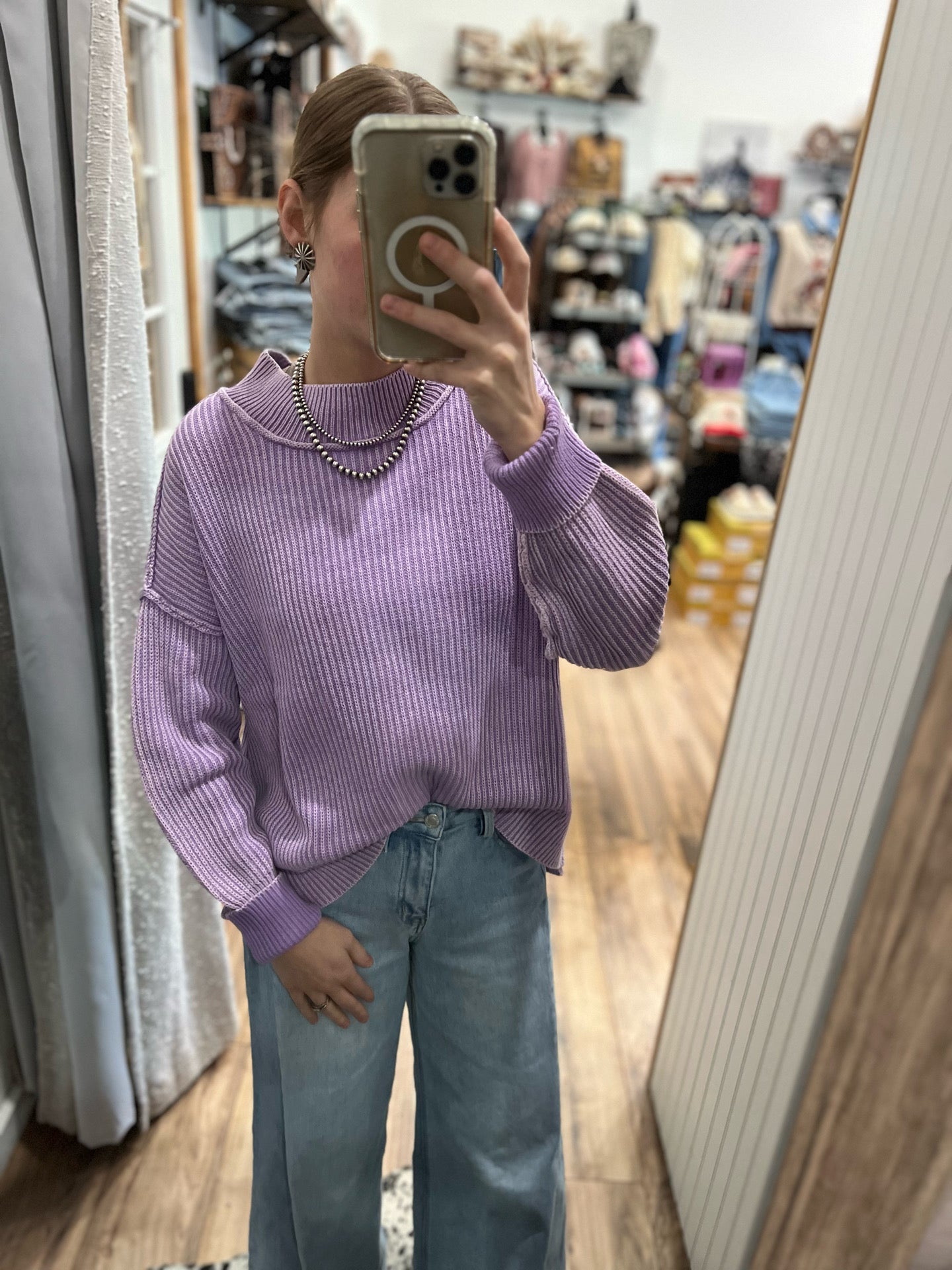 Lenna Oversized Sweater *Lavender