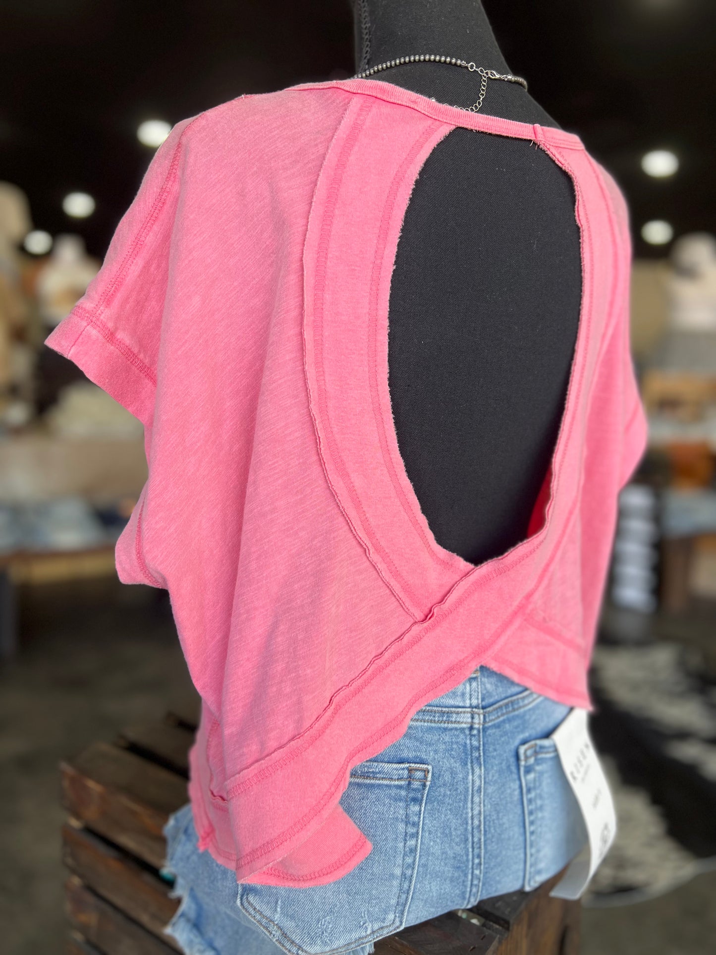 Crossover Top *Pink