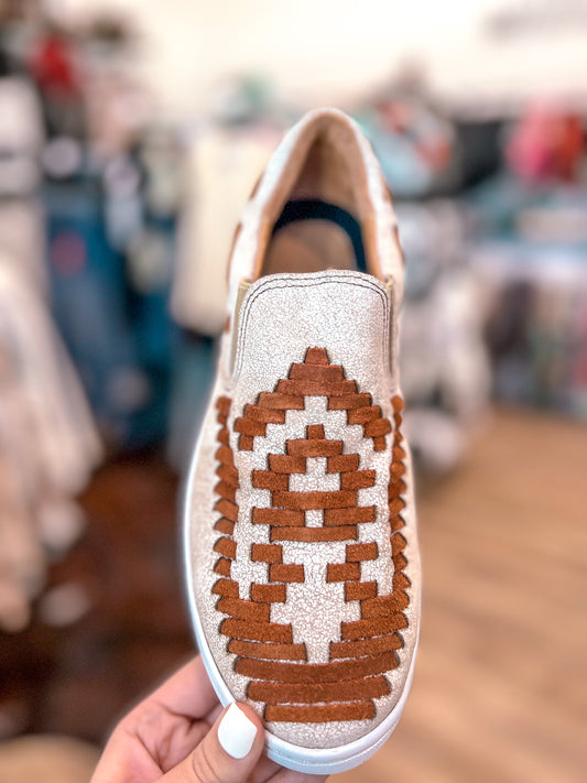 Rust Dakota Leather Tennis Shoes