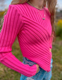 Asymmetrical Sweater Top