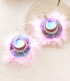 Bride Cowgirl Hat Earrings