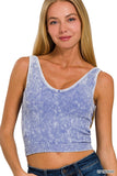 Mineral Wash Padded Tank Top (More Colors)