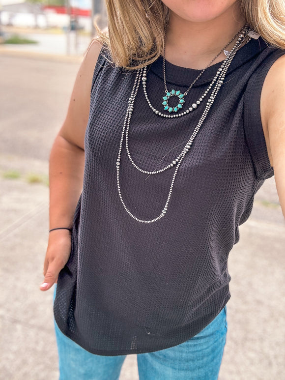 High Noon Waffle Tank