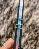 Dainty Single Stone Turquoise Ring