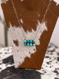 Dave Skeets Multi Stone Authentic Turquoise Necklace