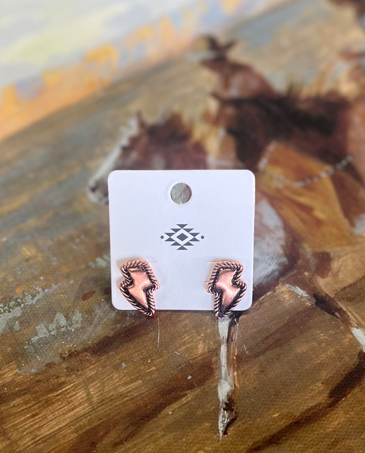 Bolt Stud Earrings