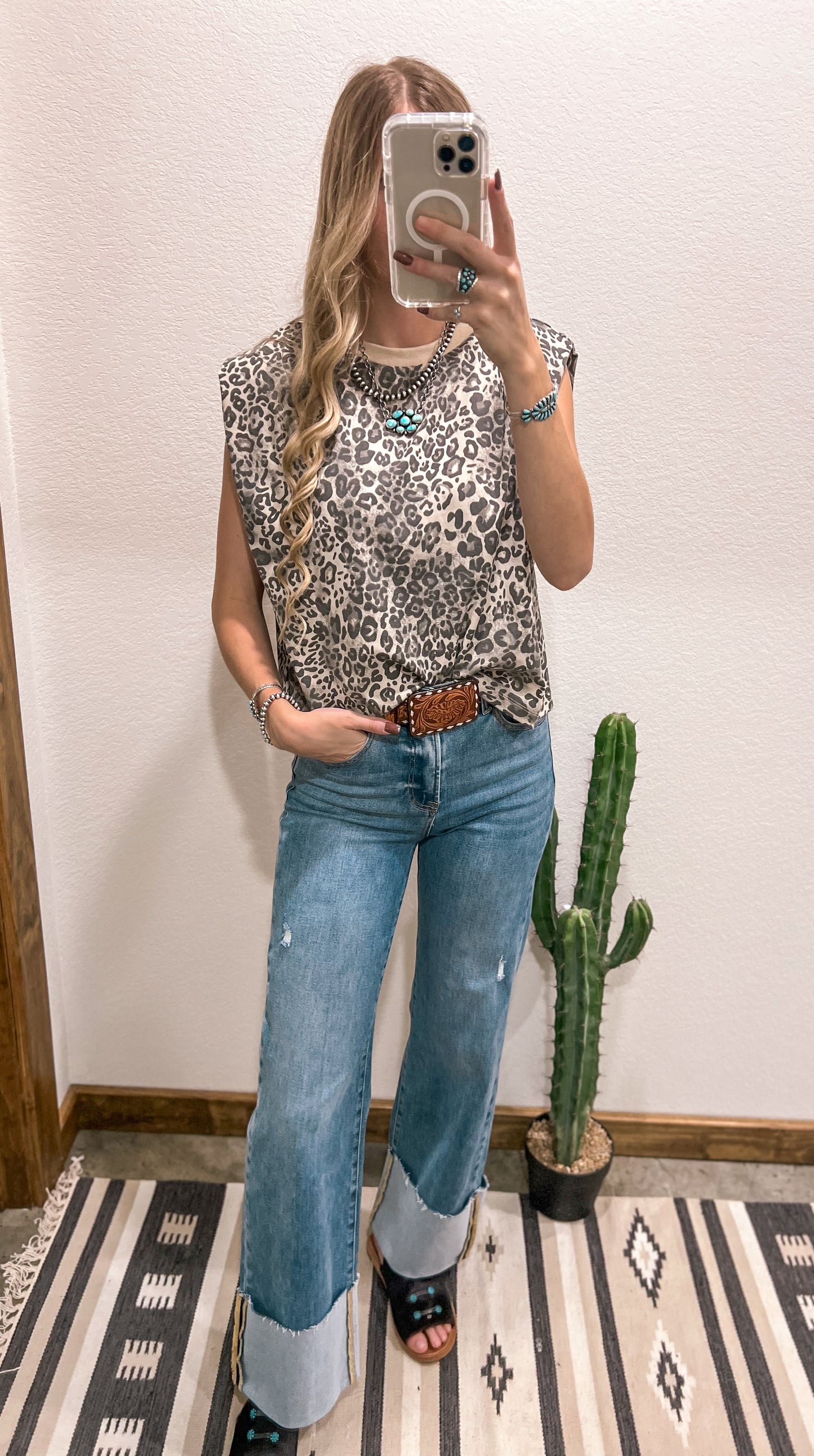 Leopard Dreams Top