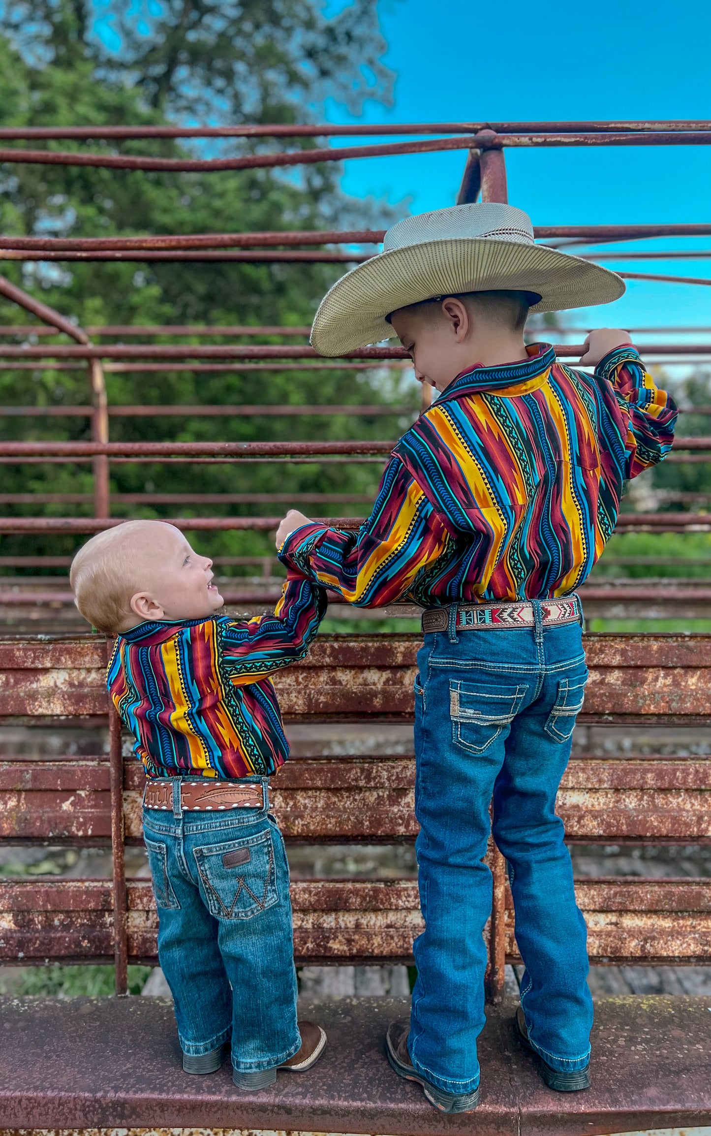 Kids Waddie Button Up