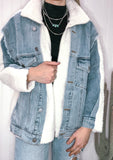 Denim Front Sherpa Jacket