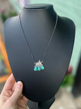 Bronc Kingman Turquoise Pendant Necklace