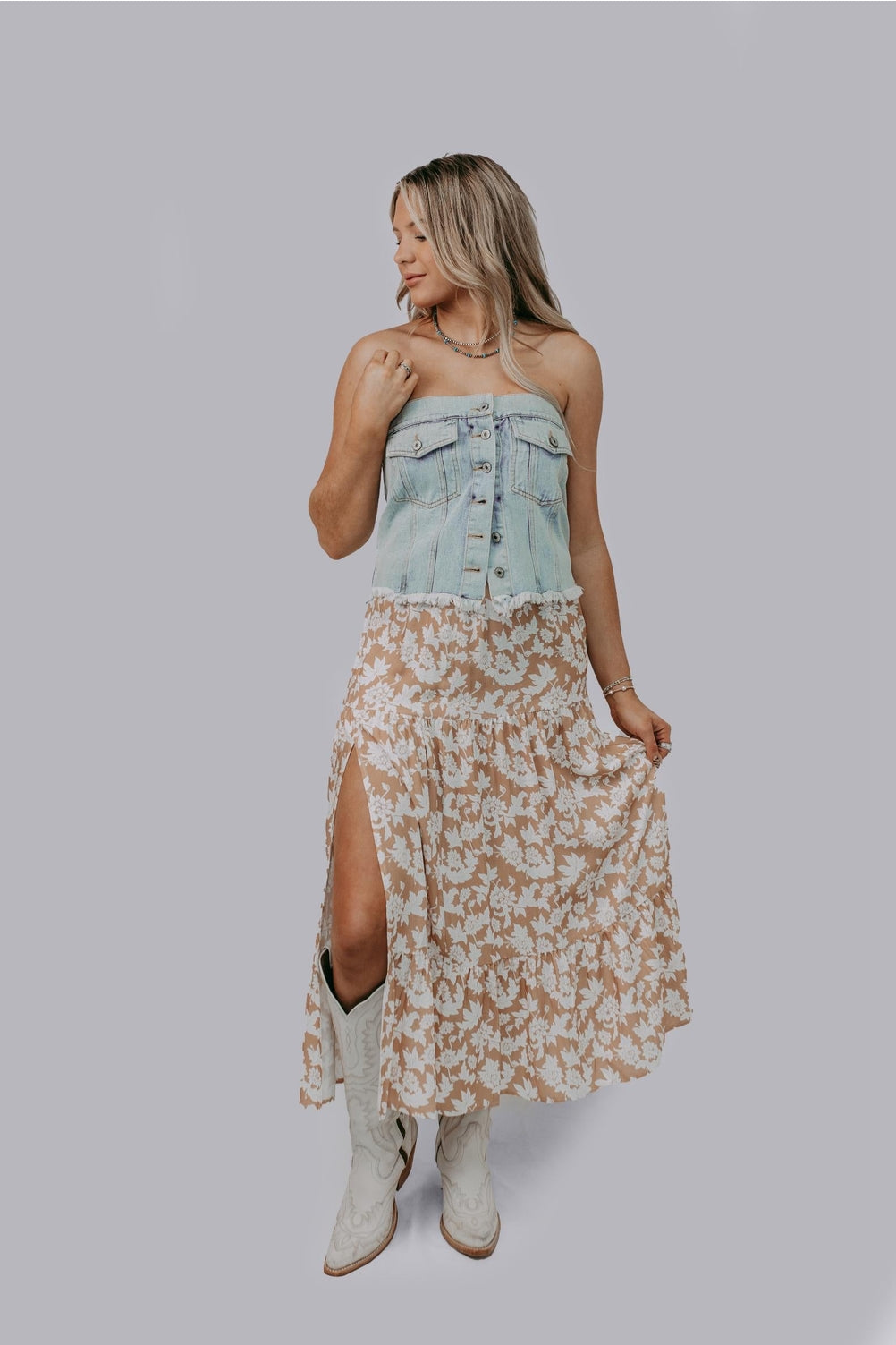 The Lily Denim Top