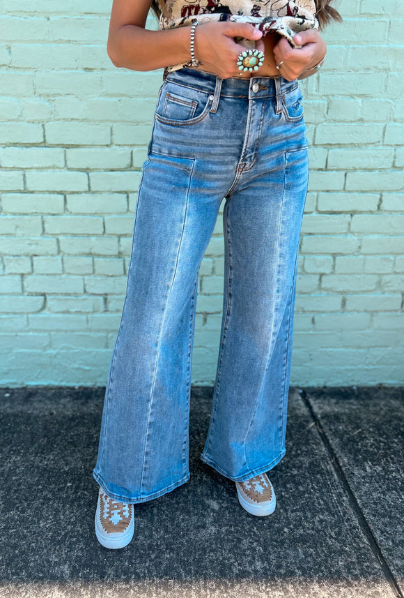 The Maeve Wide Leg Jeans