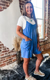 The Zoey Romper *Blue