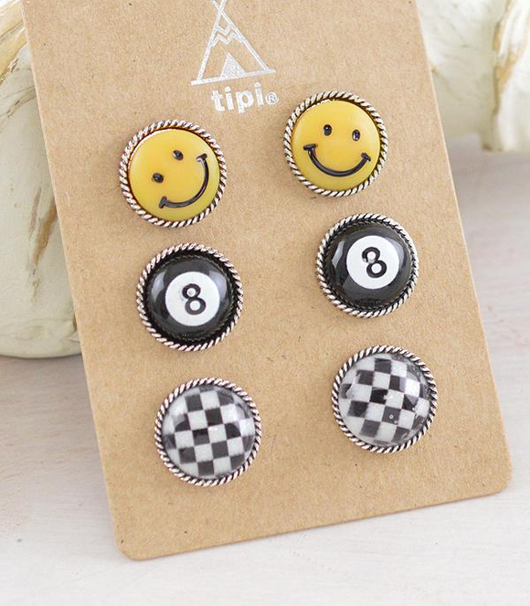 8 Ball Earring Pack