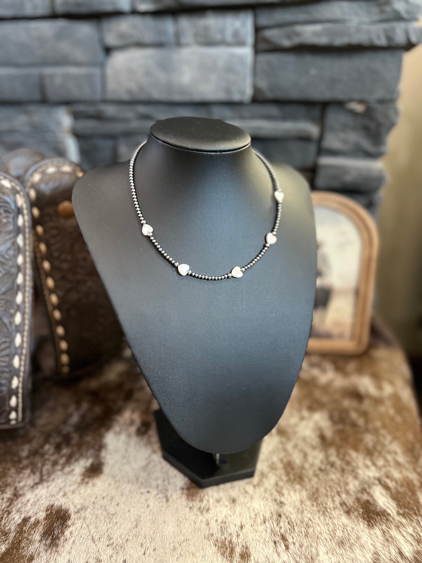 Heart of Pearl Necklace