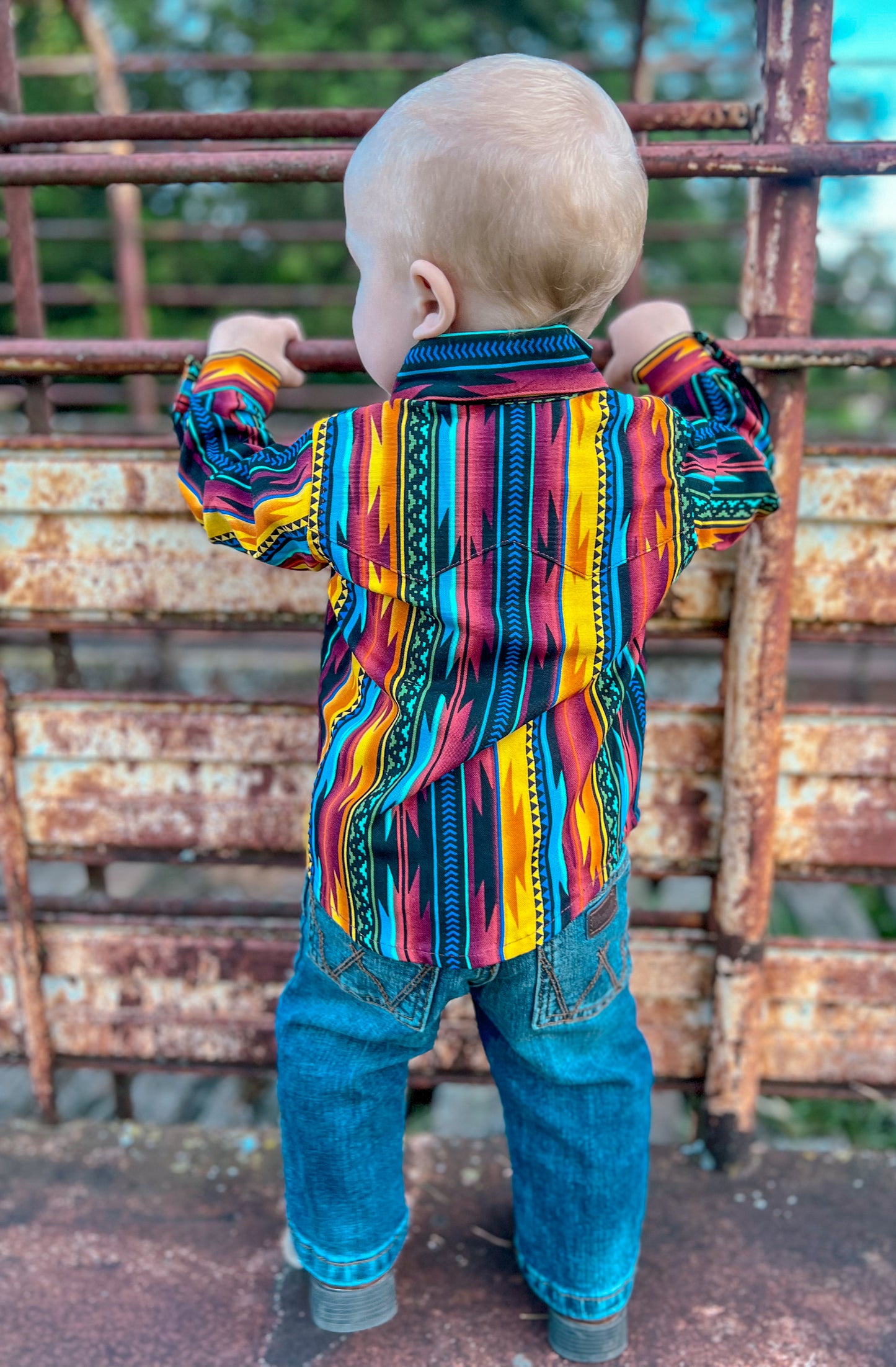 Kids Waddie Button Up