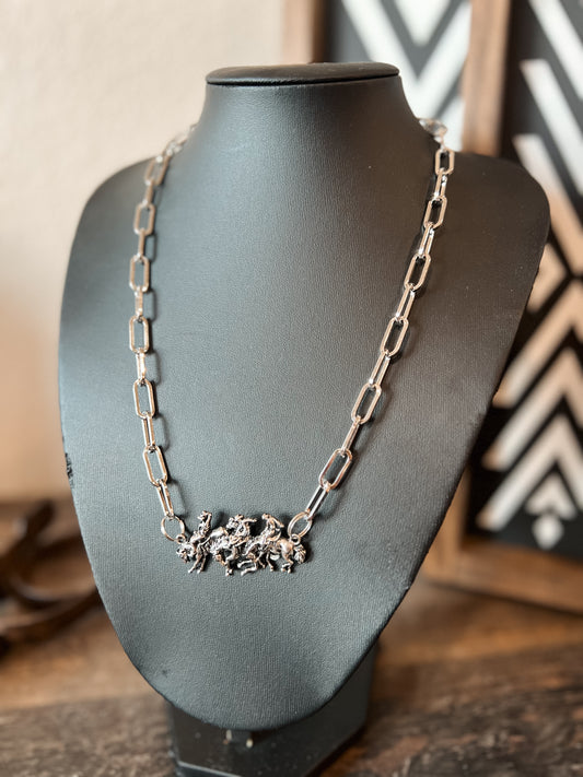 Bronc Rider Necklace