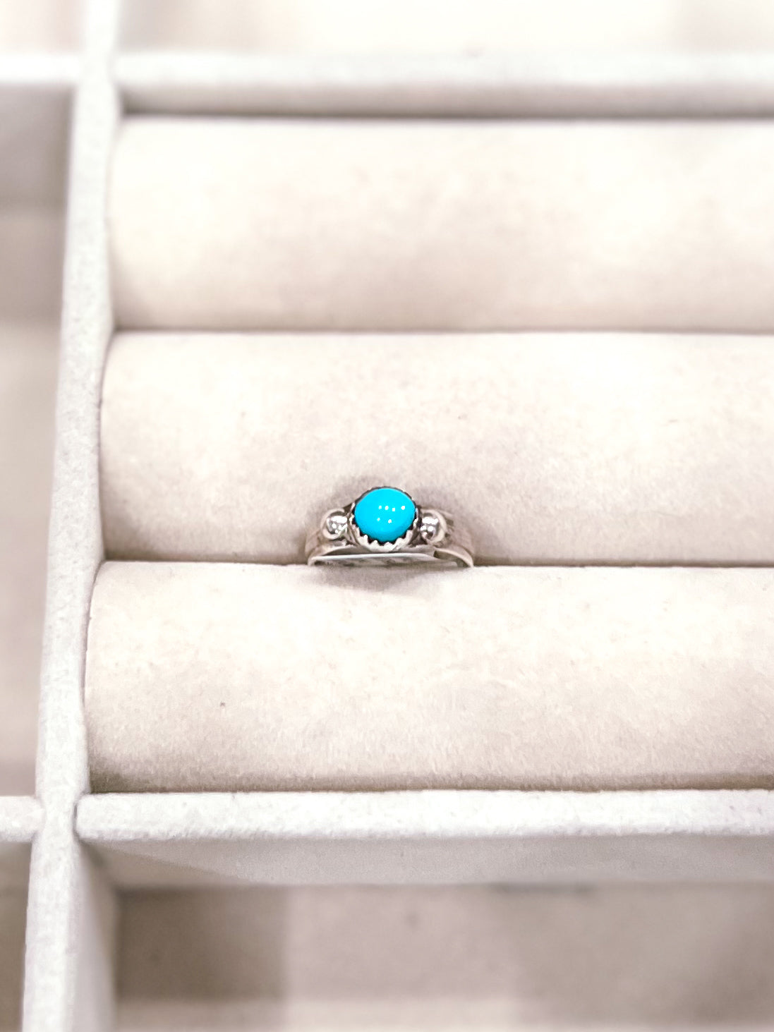 SS Turquoise Ring