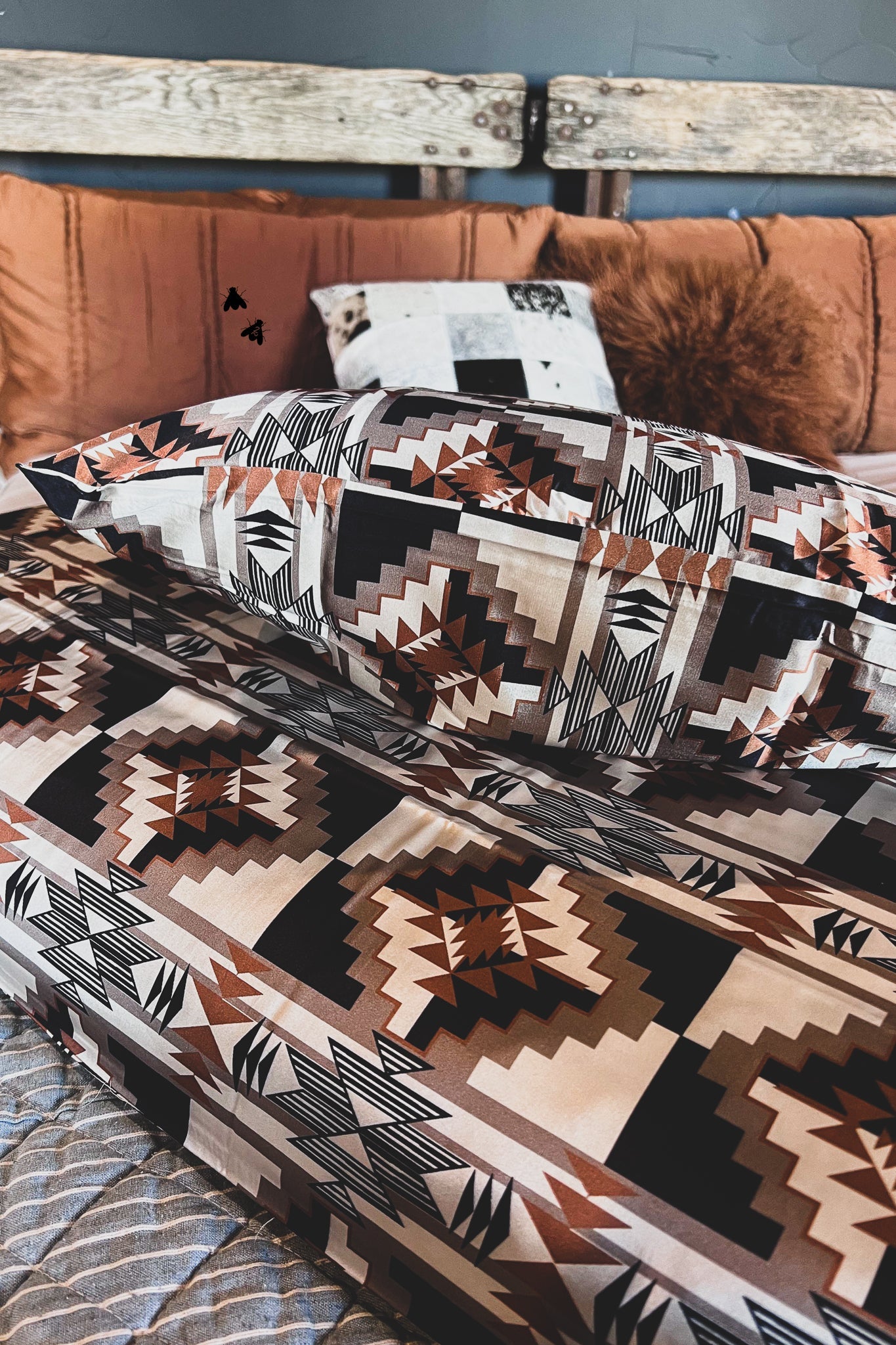Satin Sleep Pillowcases-Santa Fe