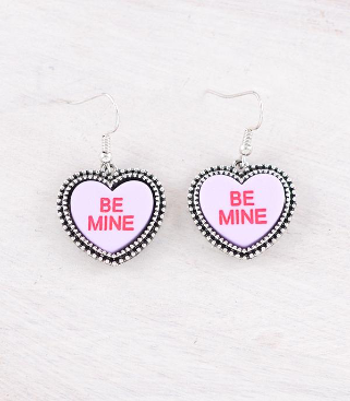 Be Mine Candy Hearts Earrings
