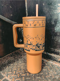 Rust Cattle Drive Tumbler