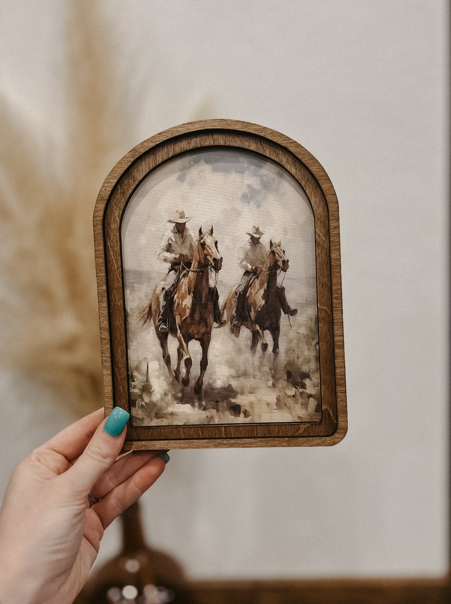 Cowboy Pair Arch Art