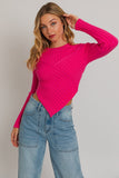 Asymmetrical Sweater Top