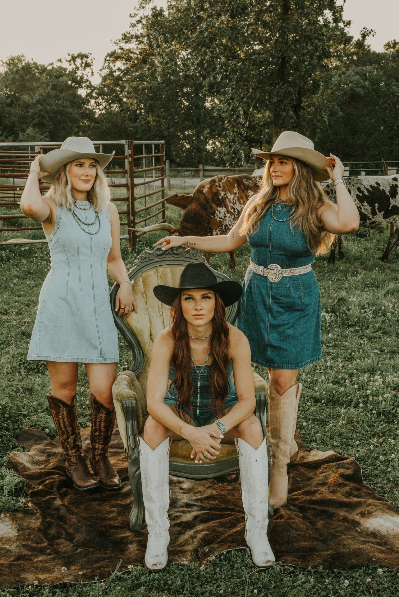 The Kindra Denim Dress *Light Wash