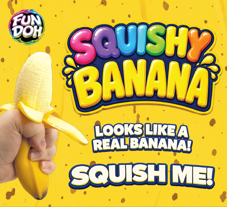Fun Doh Squishy Banana