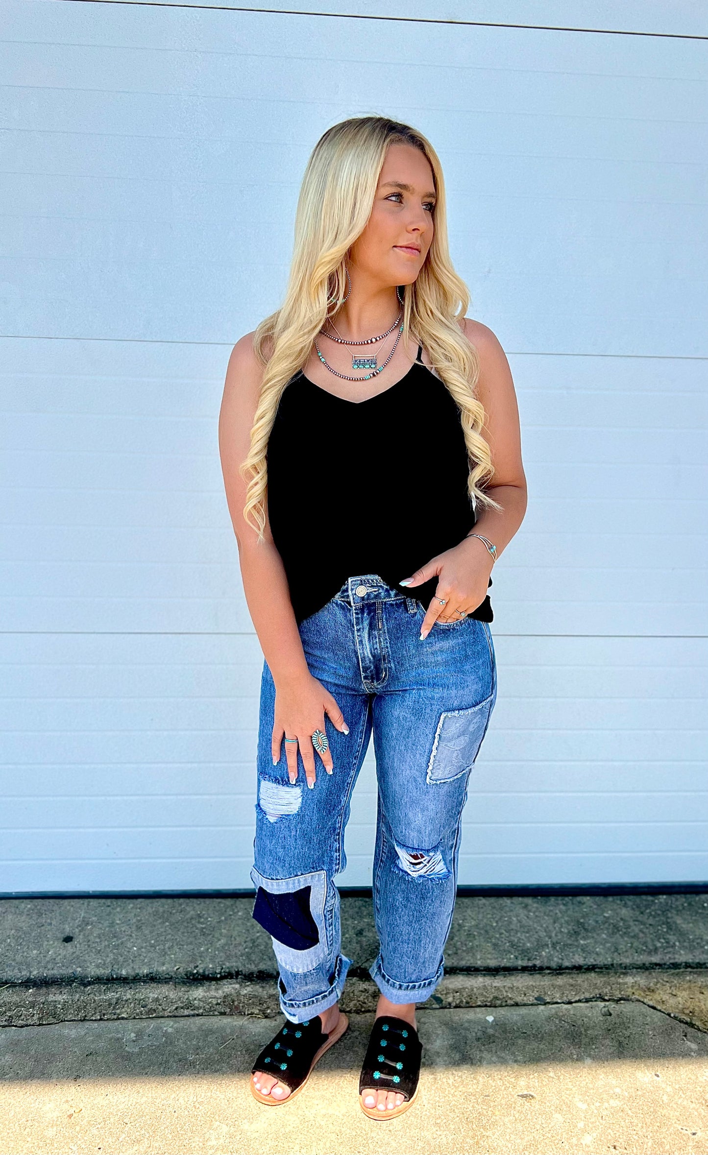 Jackie Patchwork Jeans