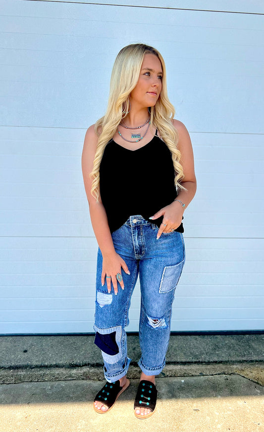 Jackie Patchwork Jeans