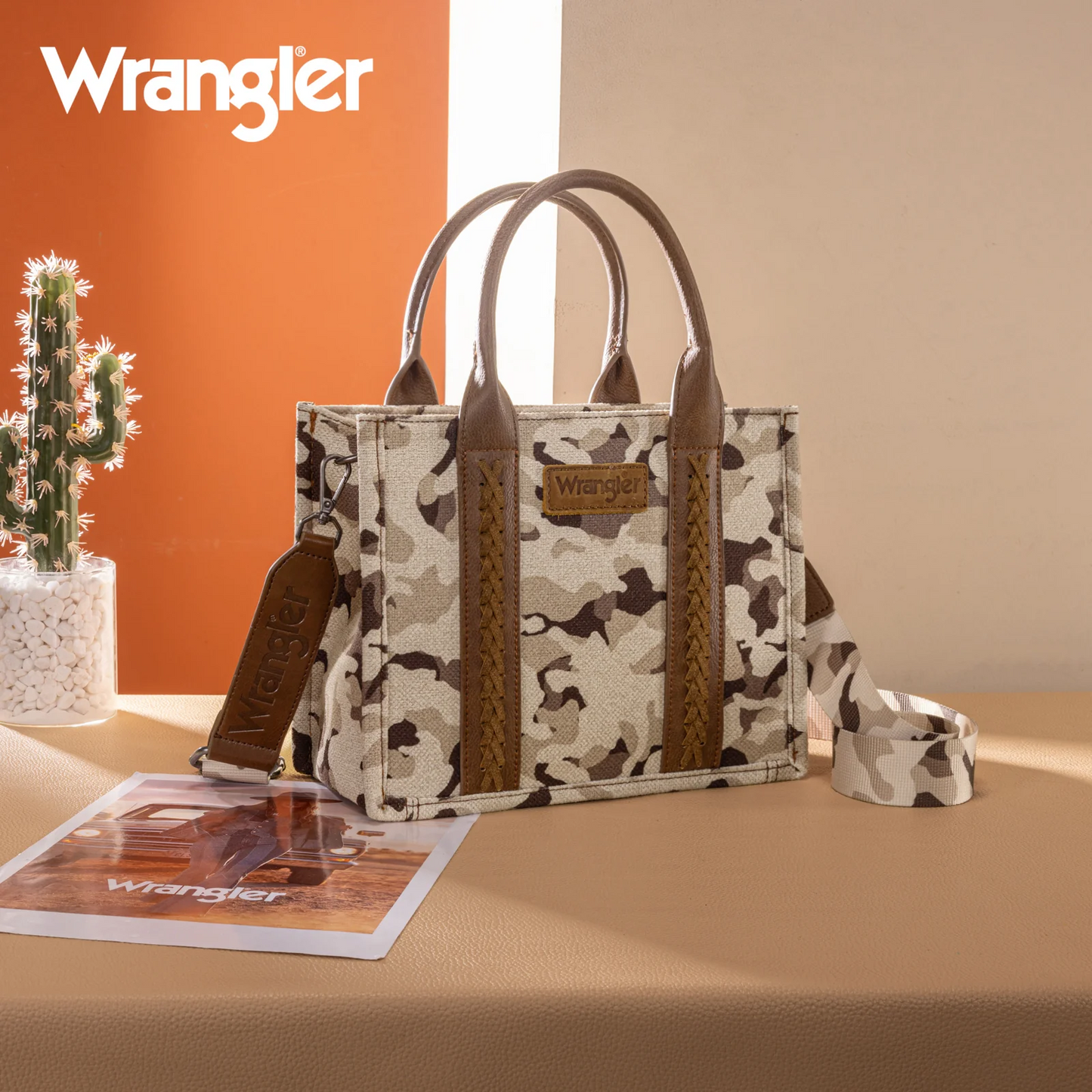 Wrangler Camo Tote/Crossbody