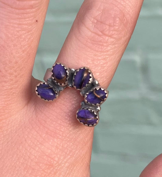 Purple Mojave Naja Ring *Adjustable