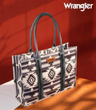 Black Aztec Wrangler Tote