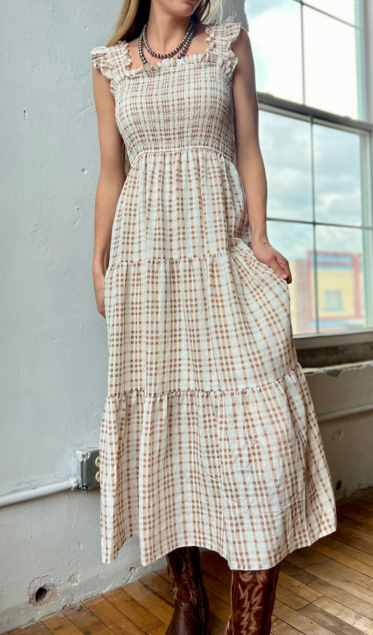 The Golden Hour Midi Dress