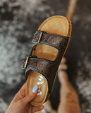 The Lindsey Sandals *Black Chocolate
