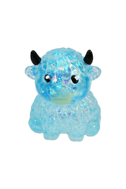 Highlander Cow Glitter Maltose Squishy