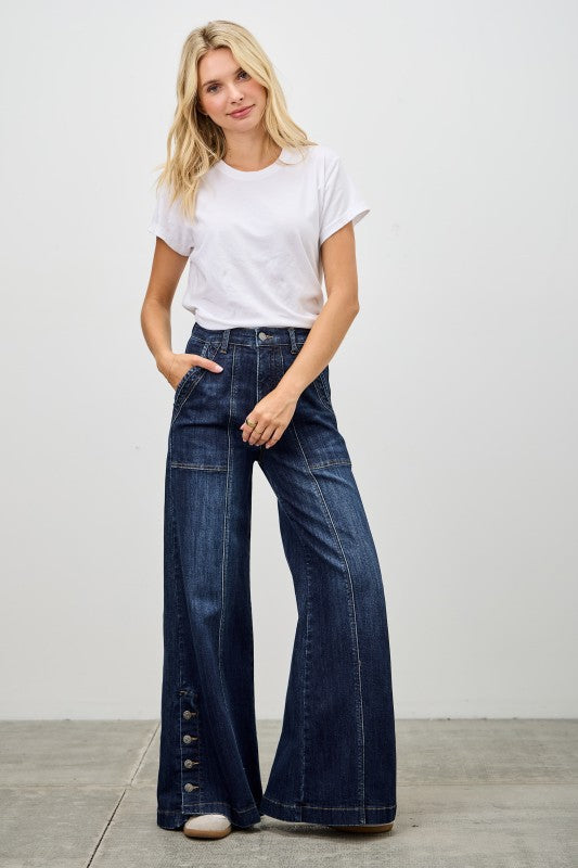 The Skylie Wide Leg Jeans