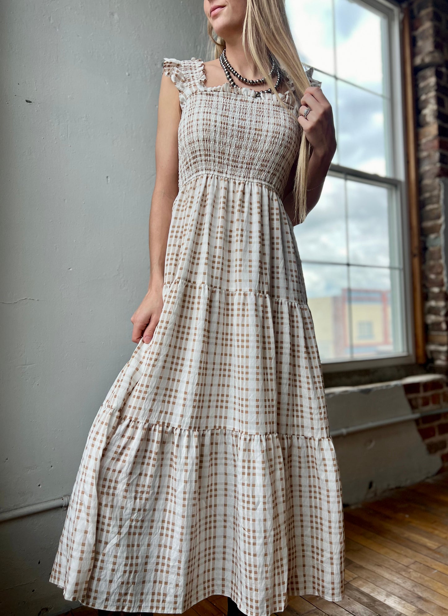The Golden Hour Midi Dress