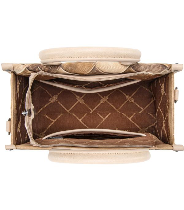 Wrangler Woven Denim Concealed Carry Tote/Crossbody