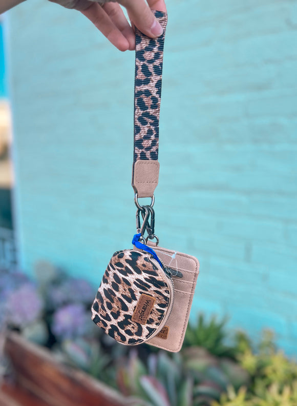 Cheetah Wrangler Wristlet