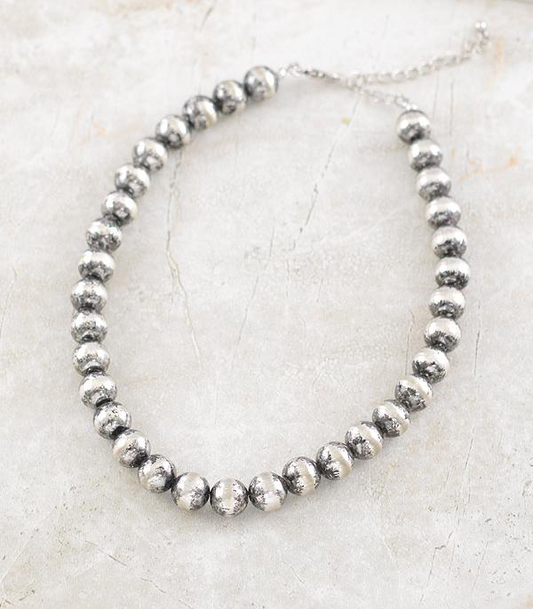Navajo Pearl Bead Necklace